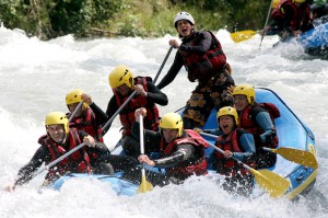 Rafting activity