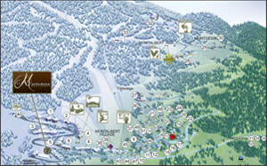 Plagne Montalbert map